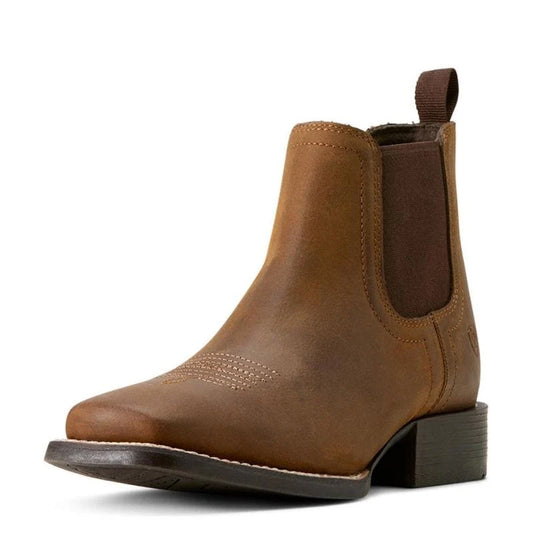 Botin Vaquero Para Niño Booker Chelsea Cafe | Ariat