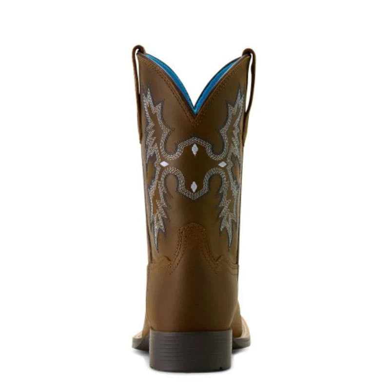 Bota Vaquera Para Niño Tombstone Distressed Cafe | Ariat