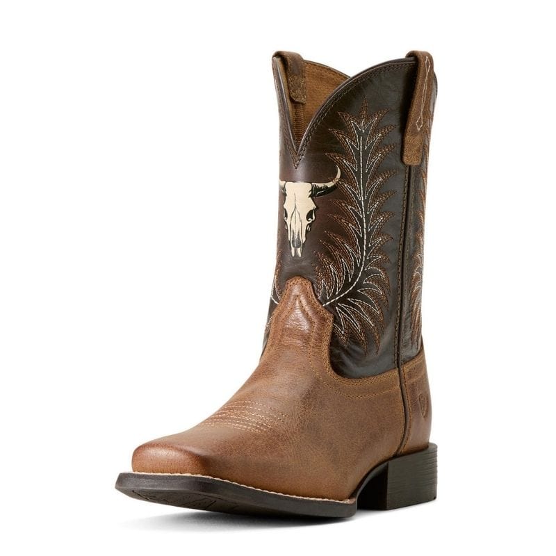 Bota Vaquera Para Niño Estampado Bull | Ariat